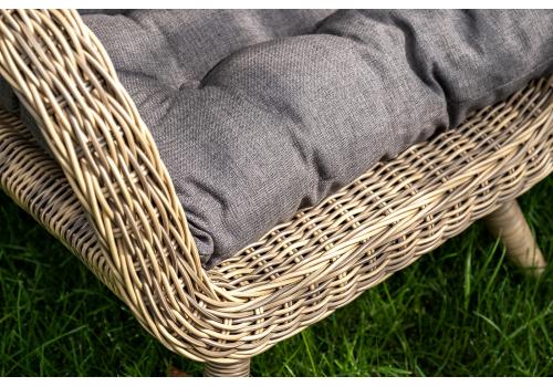  "Толедо" кресло плетеное с подушками, цвет соломенный, фото 11 