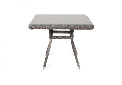  "Айриш" стол плетеный из искусственного ротанга, цвет графит, фото 2 