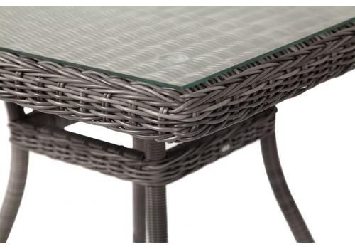  "Айриш" стол плетеный из искусственного ротанга, цвет графит, фото 3 