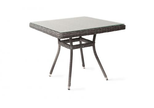  "Айриш" стол плетеный из искусственного ротанга, цвет графит, фото 5 