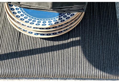  "Канны" лаунж-зона 5-местная плетеная из роупа (веревки), цвет темно-серый, фото 12 