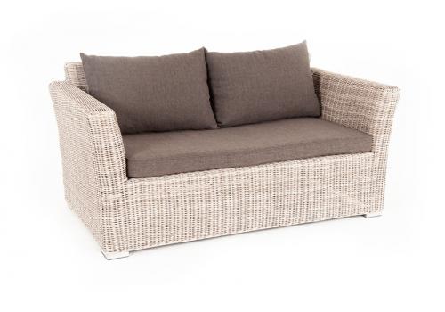  "Капучино" диван из искусственного ротанга двухместный, цвет бежевый, фото 3 