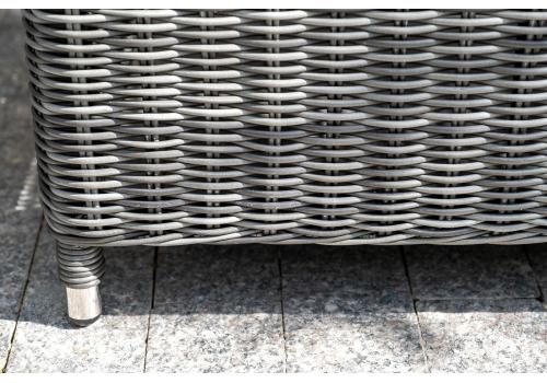  "Кон Панна" диван из искусственного ротанга двухместный, цвет графит, фото 16 