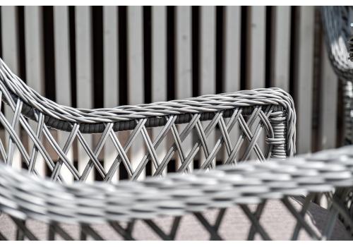  "Латте" плетеное кресло из искусственного ротанга, цвет графит, фото 6 