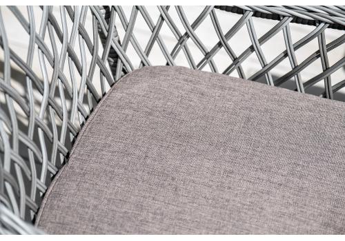  "Латте" плетеное кресло из искусственного ротанга, цвет графит, фото 7 