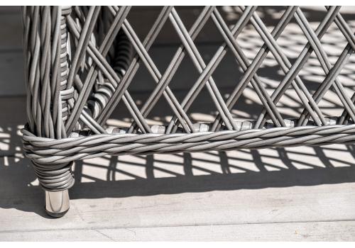  "Латте" плетеное кресло из искусственного ротанга, цвет графит, фото 8 