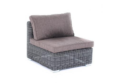  "Лунго" модуль диванный прямой с подушками, цвет графит, фото 3 
