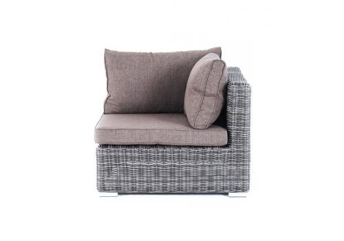  "Лунго" модуль диванный угловой с подушками, цвет графит, фото 2 