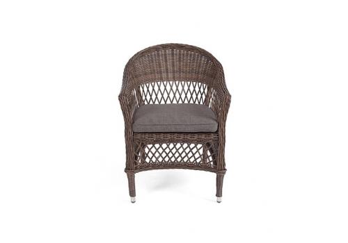  "Сицилия" плетеный стул из искусственного ротанга, цвет коричневый, фото 2 