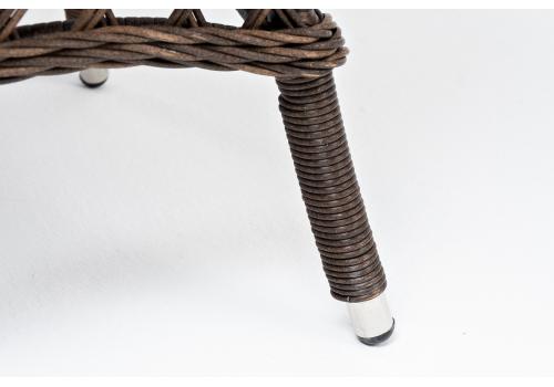  "Эспрессо" плетеный круглый стол, диаметр 80 см, цвет коричневый, фото 7 
