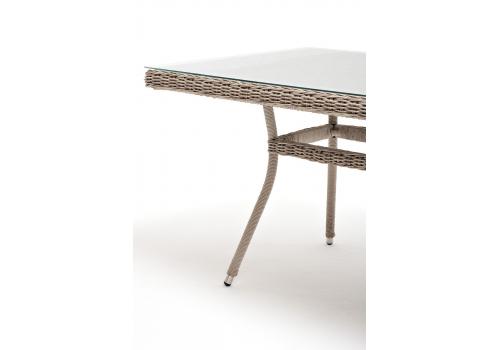  "Латте" плетеный стол из искусственного ротанга 200х90см, цвет бежевый, фото 7 