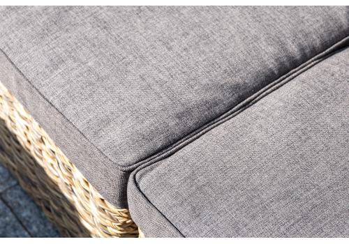  "Лунго" модуль диванный прямой с подушками, цвет соломенный (гиацинт), фото 8 