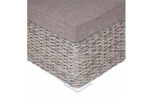  "Лунго" модуль диванный угловой с подушками, цвет серый (гиацинт), фото 3 