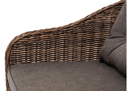  "Равенна" диван двухместный плетенный из ротанга, цвет коричневый, фото 6 