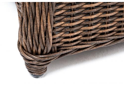  "Равенна" диван двухместный плетенный из ротанга, цвет коричневый, фото 9 