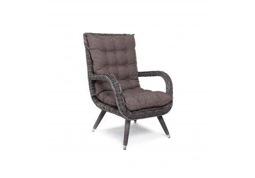  "Толедо" кресло плетеное с подушками, цвет графит, фото 2 