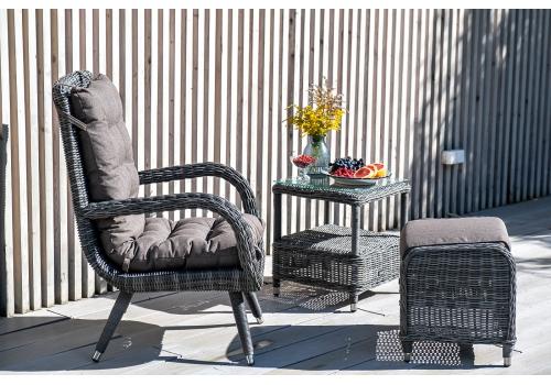  "Толедо" кресло плетеное с подушками, цвет графит, фото 9 