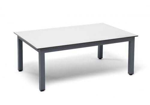  "Канны" журнальный столик из HPL 95х60, H40, каркас "серый графит", цвет столешницы "молочный", фото 3 