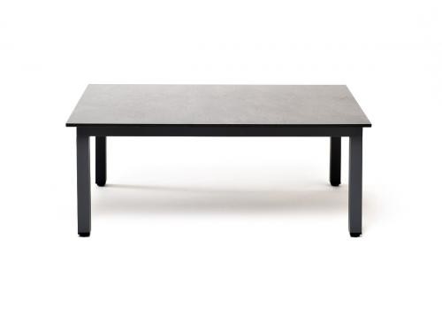  "Канны" журнальный столик из HPL 95х60, H40, каркас "серый графит" (RAL 7024), цвет столешницы "серый гранит", фото 2 