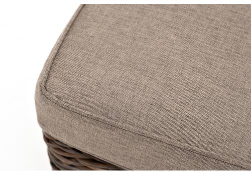  "Лунго" модуль диванный прямой с подушками, цвет коричневый (гиацинт), фото 6 