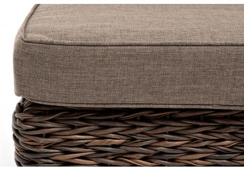  "Лунго" трансформирующийся диван из искусственного ротанга (гиацинт), цвет коричневый, фото 14 