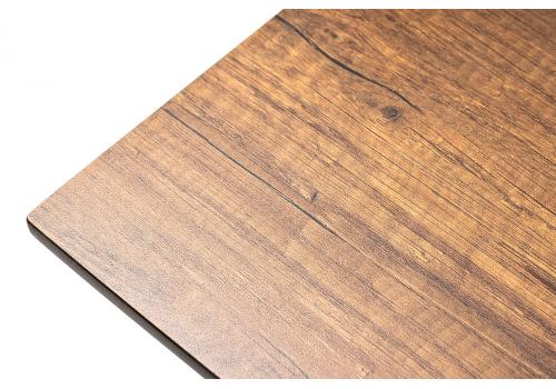  "Тулон" интерьерный стол из HPL квадратный 40х40, H60, цвет "дуб", фото 4 