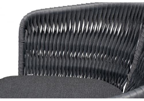  "Диего" обеденная группа на 4 персоны со стульями "Бордо" плетения колос, столешница "серый гранит", фото 8 