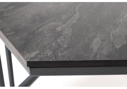  "Женева" интерьерный стол из HPL шестиугольный, D50, H35, цвет "серый гранит", фото 2 