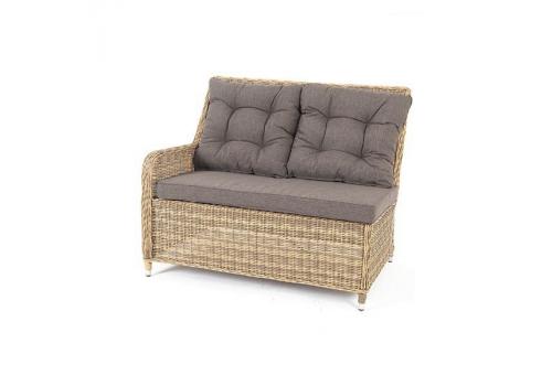  "Бергамо" плетеный правый модуль дивана, цвет соломенный, фото 1 