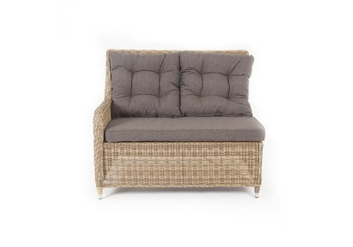  "Бергамо" плетеный правый модуль дивана, цвет соломенный, фото 3 