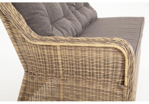  "Бергамо" плетеный правый модуль дивана, цвет соломенный, фото 4 