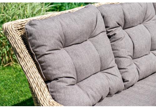  "Бергамо" плетеный правый модуль дивана, цвет соломенный, фото 15 