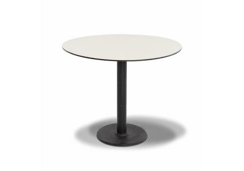  "Каффе" интерьерный стол из HPL круглый Ø70см, цвет молочный, фото 1 