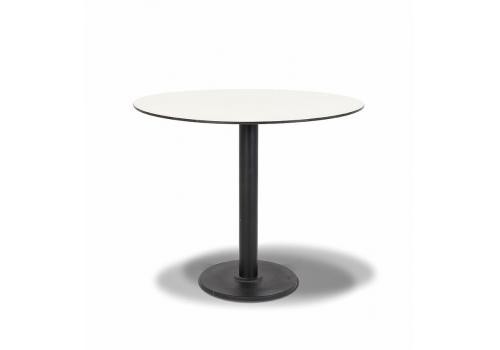  "Каффе" интерьерный стол из HPL круглый Ø70см, цвет молочный, фото 2 