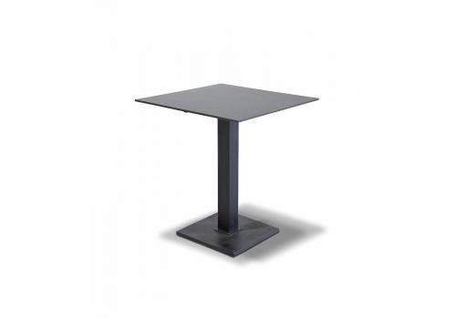  "Каффе" интерьерный стол из HPL квадратный 80х80см, цвет "серый гранит", фото 1 