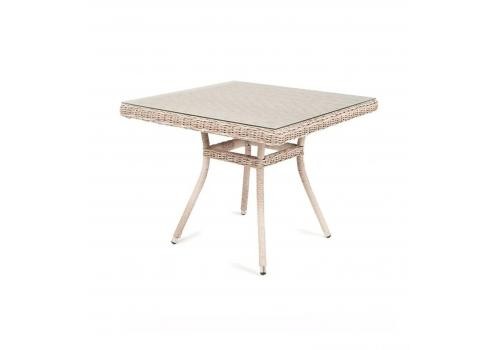  "Айриш" стол плетеный из искусственного ротанга, цвет бежевый, фото 1 