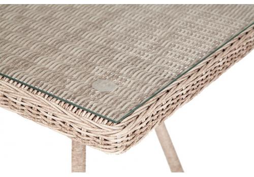  "Айриш" стол плетеный из искусственного ротанга, цвет бежевый, фото 4 