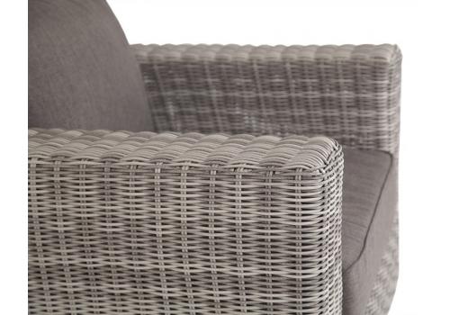  "Боно" кресло из искусственного ротанга, цвет серый, фото 4 