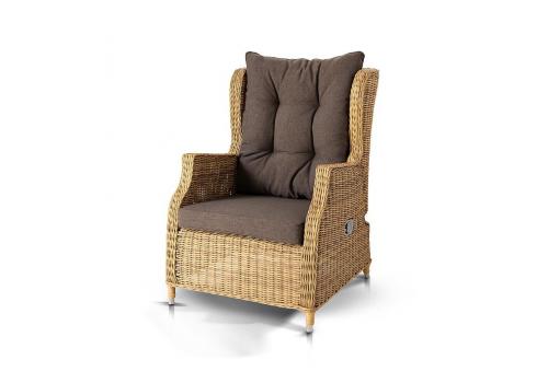  "Форио" кресло раскладное плетеное, цвет соломенный, фото 1 