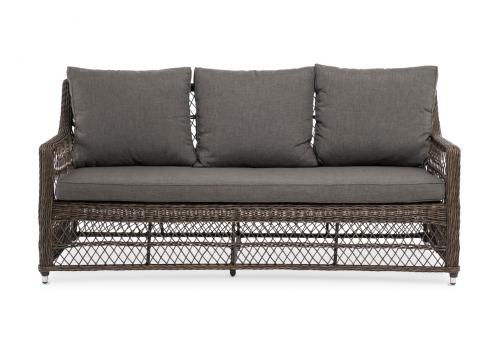  "Гранд Латте" диван трехместный из искусственного ротанга, цвет коричневый, фото 2 
