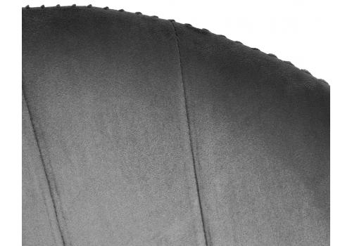  Кресло дизайнерское DOBRIN EDISON, серый велюр (1922-19), фото 9 