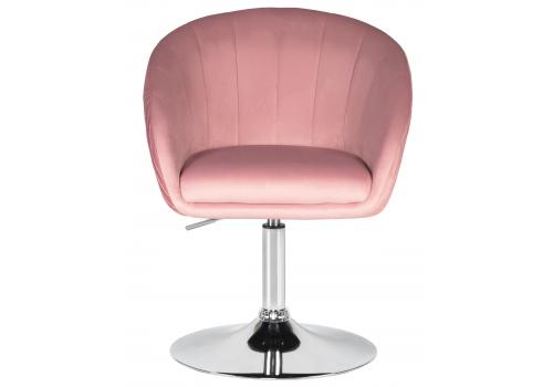  Кресло дизайнерское DOBRIN EDISON, розовый велюр (1922-16), фото 6 