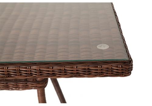  "Латте" плетеный стол из искусственного ротанга 160х90см, цвет коричневый, фото 5 