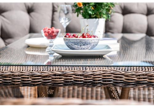  "Латте" плетеный стол из искусственного ротанга 160х90см, цвет коричневый, фото 7 