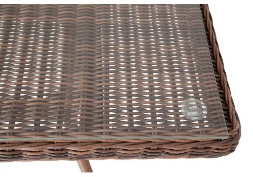  "Латте" плетеный стол из искусственного ротанга 200х90см, цвет коричневый, фото 5 