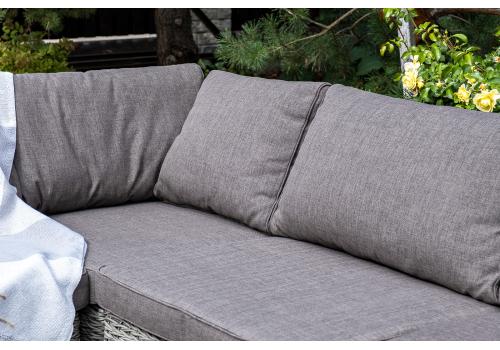  "Лунго" модуль диванный прямой с подушками, цвет cерый (гиацинт), фото 6 