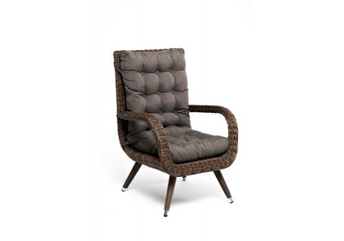  "Толедо" кресло плетеное с подушками, цвет коричневый, фото 3 