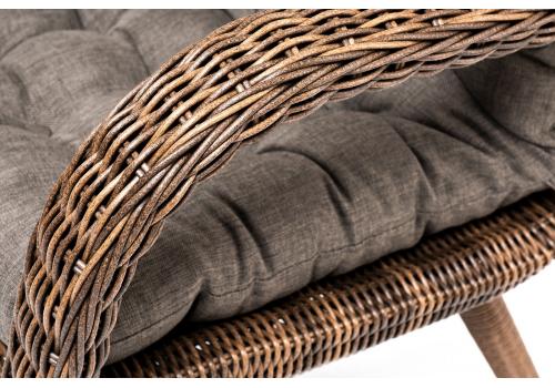  "Толедо" кресло плетеное с подушками, цвет коричневый, фото 6 