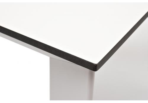  "Венето" обеденный стол из HPL 90х90см, цвет молочный, каркас белый, фото 3 