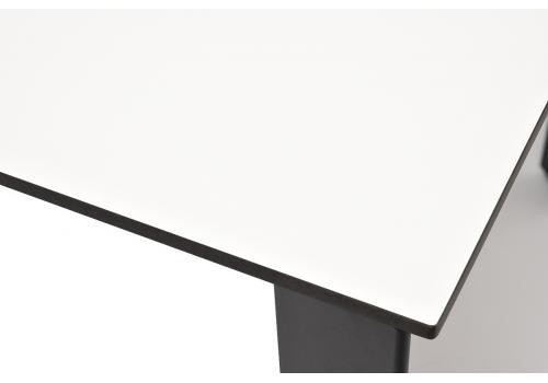  "Венето" обеденный стол из HPL 90х90см, цвет молочный, каркас черный, фото 6 